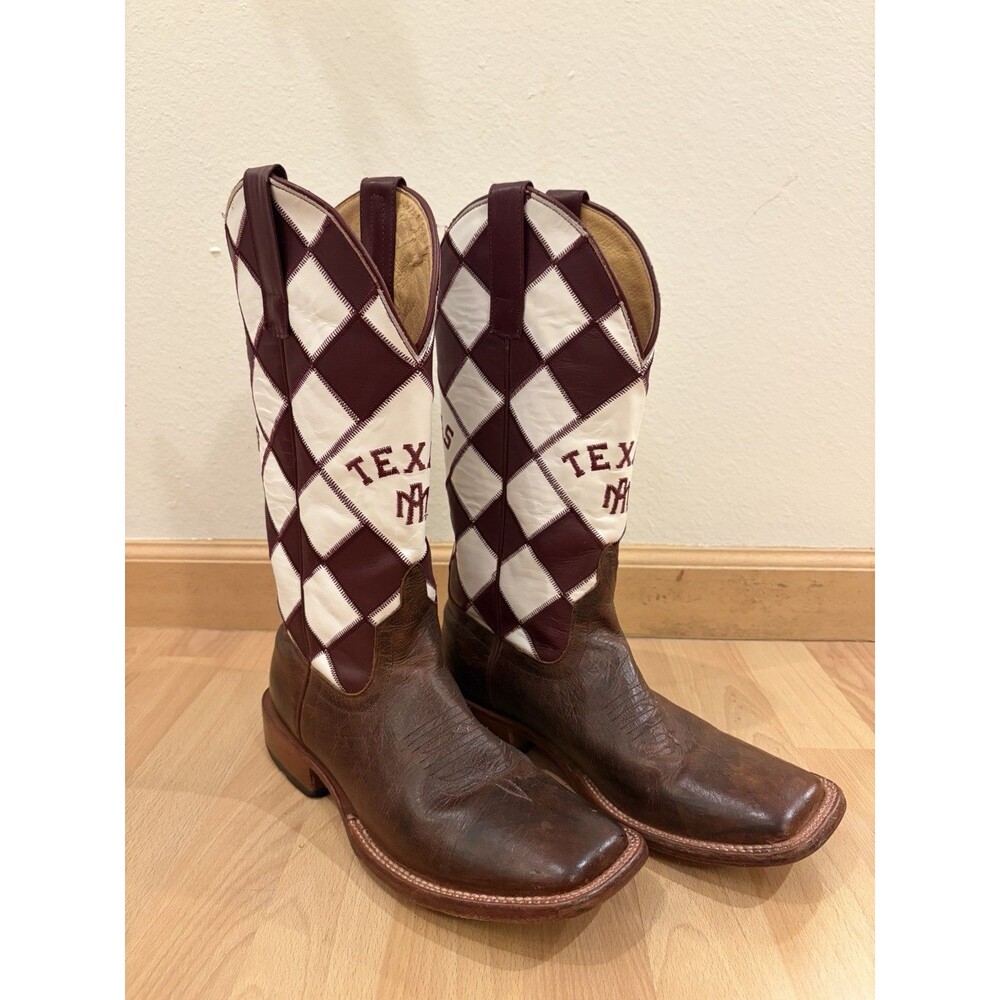 Texas A&M Boots Women’s 8.5 HP1766 Horse Power Genuine Leather